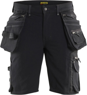 Blåkläder Short 4-weg stretch X1900 19881644 | Zwart | Maat 48 - 7330509687819