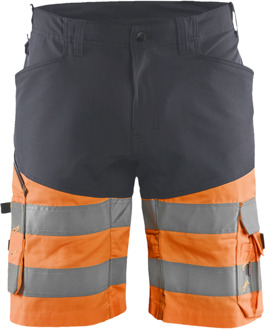 Blåkläder Short met stretch High-Vis 15411811/ | Medium Grijs/ High Vis Oranje | Maat 48 - 7330509748282