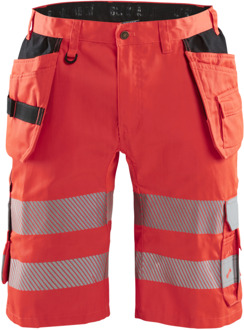 Blåkläder Short met stretch High-Vis 15861811 | High Vis Rood | Maat 62 - 7330509691458