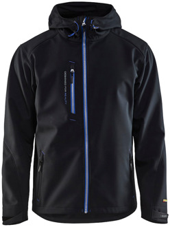 Blåkläder Softshell Jack 4949 | Zwart/Rood | Maat XL - 7330509471135