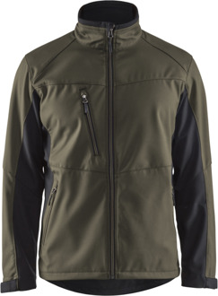 Blåkläder Softshell Jack 49502516 | Groen/Zwart | Maat XS - 7330509534793