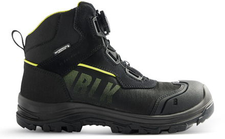 Blåkläder Storm FL Hoge Veiligheidsschoen S3 2478 | Zwart/High Vis Geel | Maat 40 - 7330509932094