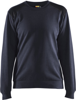 Blåkläder Sweatshirt bicolour Dames 34081158 | Donker marineblauw/Zwart | Maat XXL - 7330509814567