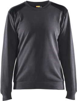 Blåkläder Sweatshirt bicolour Dames 34081158 | Medium Grijs/Zwart | Maat S - 7330509814604