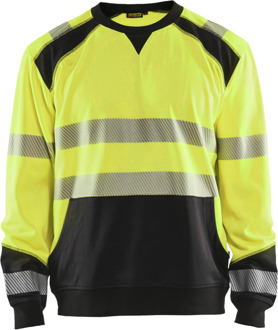 Blåkläder Sweatshirt High-Vis 35412528 | High-Vis Geel/Zwart | Maat S - 7330509609866