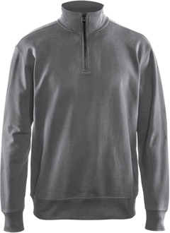 Blåkläder Sweatshirt met halve rits 33691158 | Grijs | Maat XXL - 7330509469705