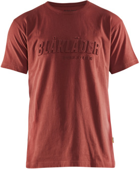 Blåkläder T-Shirt 3D 35311042 | Gebrand rood | Maat XXL - 7330509769676