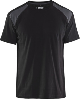 Blåkläder T-Shirt bicolour 33791042 | Zwart/Medium grijs | Maat XL - 7330509814055
