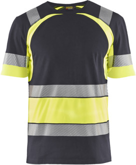 Blåkläder T-Shirt High-Vis 34211030 | Medium Grijs/High-Vis Geel | Maat L - 7330509815311