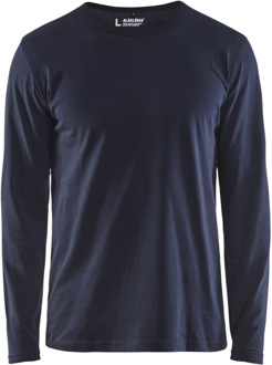 Blåkläder T-Shirt lange mouw 35001042 | Donker marineblauw | Maat XS - 7330509808900