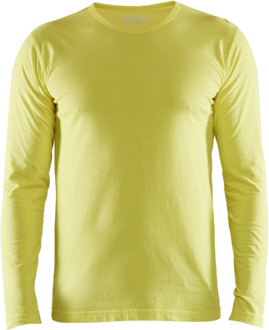 Blåkläder T-Shirt lange mouw 35001042 | High-Vis Geel | Maat XXL - 7330509814338