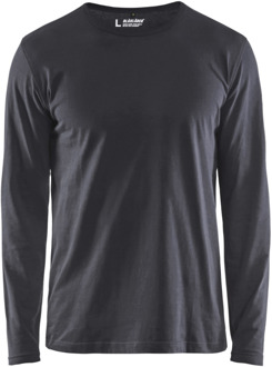 Blåkläder T-Shirt lange mouw 35001042 | Medium Grijs | Maat 4XL - 7330509814437