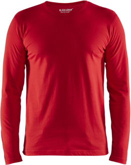 Blåkläder T-Shirt lange mouw 35001042 | Rood | Maat XS - 7330509814406