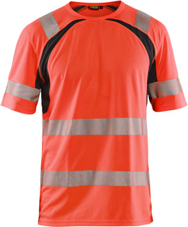 Blåkläder UV-T-Shirt High-Vis 33971013 | High-Vis Rood/Zwart | Maat M - 7330509655351