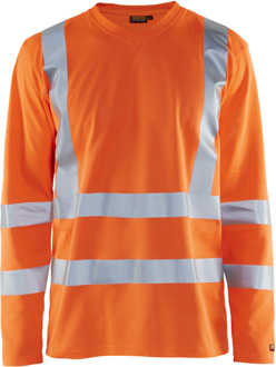 Blåkläder UV-T-Shirt High-Vis lange mouw UPF 40+ UV 33811070 | High-Vis Oranje | Maat XL - 7330509369210