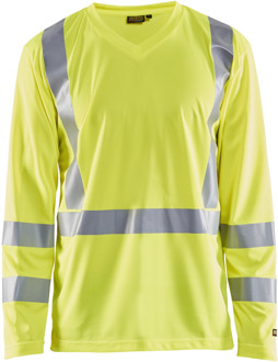 Blåkläder UV-T-Shirt lange mouw High-Vis 33831011 | High-Vis Geel | Maat 4XL - 7330509379905