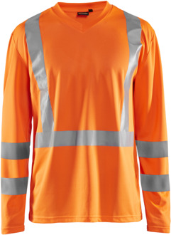 Blåkläder UV-T-Shirt lange mouw High-Vis 33831011 | High-Vis Oranje | Maat XS - 7330509380031