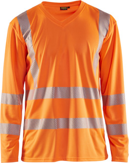 Blåkläder UV-T-Shirt lange mouw High-Vis 33851013 | High-Vis Oranje | Maat L - 7330509524015