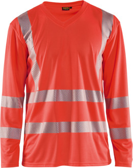 Blåkläder UV-T-Shirt lange mouw High-Vis 33851013 | High-Vis Rood | Maat XS - 7330509524138