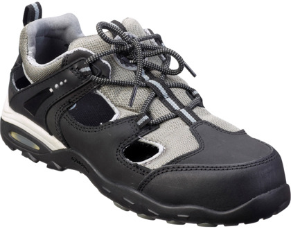 Blåkläder Veiligheidssandaal S1P 2428 | Zwart melange/Grijs | Maat 37 - 7330509380161