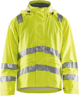 Blåkläder Vlamvertragende regenjas 43032009 | High-Vis Geel | Maat XL - 7330509414316