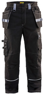 Blåkläder Vlamvertragende werkbroek 14611516 | Zwart/Grijs | Maat 58 - 7330509638880