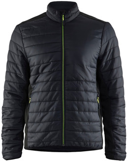 Blåkläder Warm Gevoerd Vest 4710 | Zwart/High Vis Geel | Maat XXL - 7330509852118