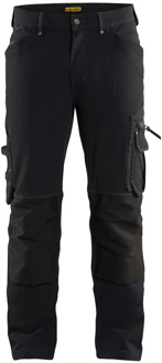 Blåkläder Werkbroek 4-weg stretch X1900 19891644 | Zwart | Maat D116 - 7330509687581