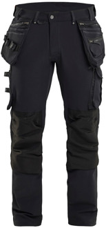 Blåkläder Werkbroek 4-weg stretch X1900 19981644 | Zwart | Maat C56 - 7330509657782