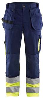 Blåkläder Werkbroek High-Vis 15291860 | Marine/High-Vis Geel | Maat 50 - 7330509287958