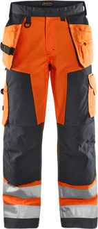 Blåkläder Werkbroek High-Vis 15681811 | High Vis Oranje/Medium Grijs | Maat 60 - 7330509746455
