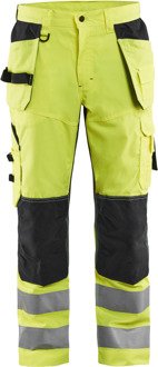 Blåkläder Werkbroek High-Vis met ventilatie 15651811 | High Vis Geel/Zwart | Maat 54 - 7330509516195