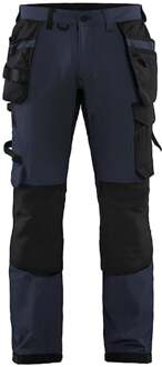 Blåkläder Werkbroek met 4-weg stretch 15221645 | Donker marineblauw/Zwart | Maat 60 - 7330509723500