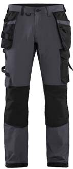 Blåkläder Werkbroek met 4-weg stretch 15221645 | Medium Grijs/Zwart | Maat 58 - 7330509723753