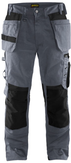 Blåkläder Werkbroek met spijkerzakken 15551860 | Grijs/Zwart | Maat C148 - 7330509590379