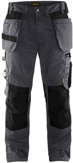Blåkläder Werkbroek met spijkerzakken 15551860 | Medium Grijs/Zwart | Maat D116 - 7330509752739