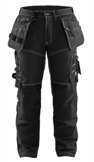 Blåkläder Werkbroek met stretch 17901370 | Zwart/Zwart | Maat D116 - 7330509868645