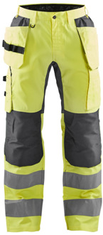 Blåkläder Werkbroek met stretch High-Vis 15521811 | High-Vis Geel/Medium Grijs | Maat 46 - 7330509675298