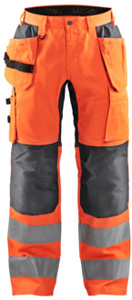 Blåkläder Werkbroek met stretch High-Vis 15521811 | High-Vis Oranje/Medium Grijs | Maat 46 - 7330509745915