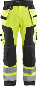Blåkläder Werkbroek softshell High-Vis 15672517 | High Vis Geel/Zwart | Maat 46 - 7330509405772