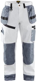 Blåkläder Werkbroek X1500 15101210 | Wit/Grijs | Maat 44 - 7330509371978