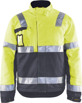 Blåkläder Winterjas High-Vis 48621811 | HIgh Vis Geel/Medium Grijs | Maat L - 7330509673805