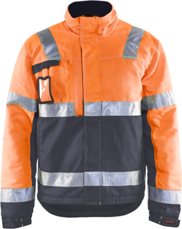 Blåkläder Winterjas High-Vis 48621811 | High Vis Oranje/Medium Grijs | Maat S - 7330509755624