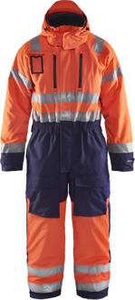 Blåkläder Winteroverall High-Vis 67631977 | High-Vis Oranje/Marineblauw | Maat 48 - 7330509253922