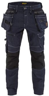 Blåkläder X1900 | Werkbroek met kniestukken Marineblauw / Zwart - NL:150 BE:144
