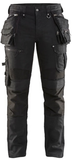 Blåkläder X1900 | Werkbroek met kniestukken Zwart/zwart - NL:146 BE:140