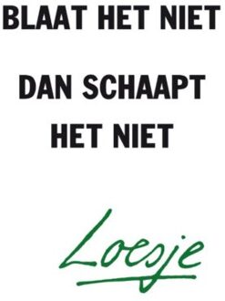 Blaat het niet dan schaapt het niet - Boek Loesje (9400504438)