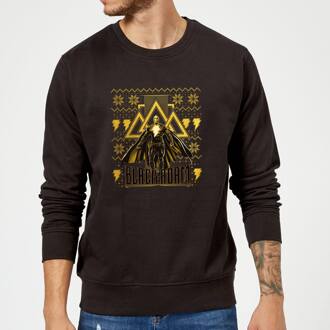 Black Adam Gold Christmas Christmas Jumper - Black - 3XL Zwart