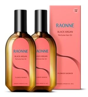 Black Argan Perfume Hair Oil Duo Set - 2 Types Flower Shower