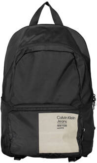 Black Backpack Calvin Klein , Zwart , Heren - ONE Size